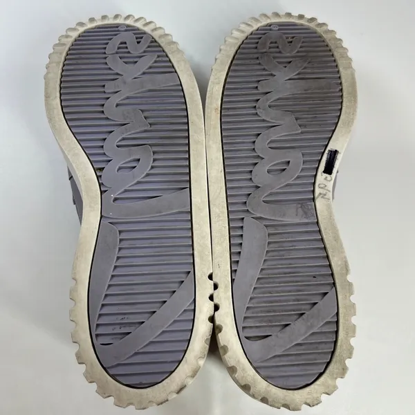 Clarks Women's Lavender Leather Loafers‎ Penny Platform Slip On Size 9.5 W EU 41 - Image 10