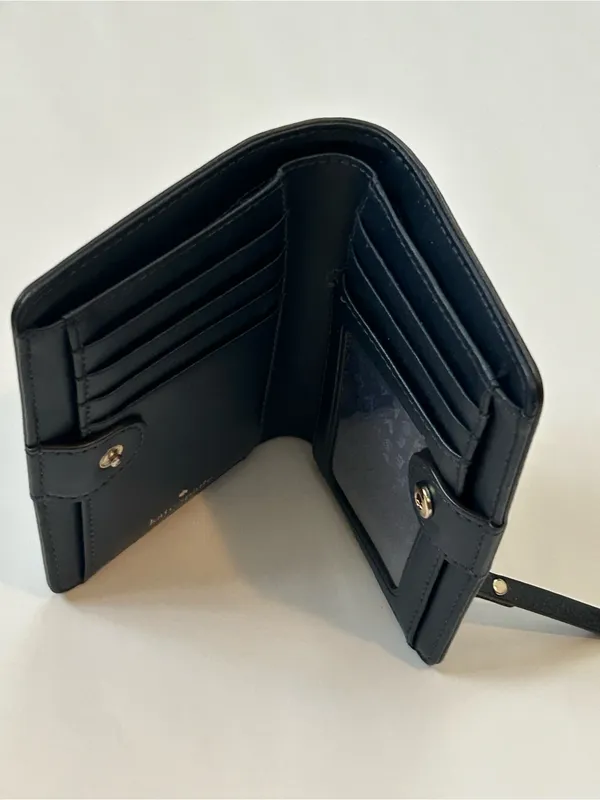 kate spade New York Navy Card Cash and Change Wallet - Image 9