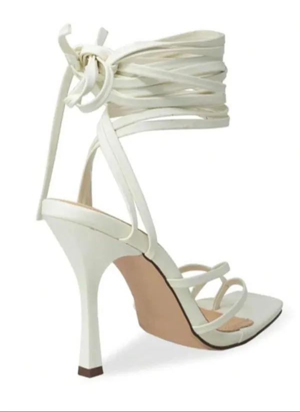 Chase and Chloe Strappy Lace-Up Stiletto Heels - Image 3