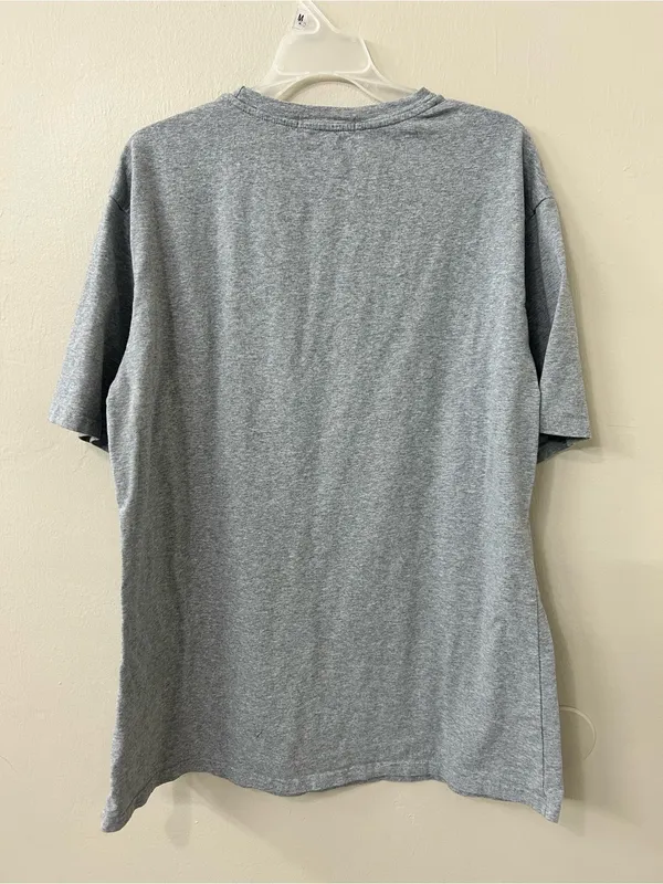 Olivia J’s Boutique LET'S GO GIRLS Gray Graphic Tee with Pink Accents Sz L - Image 4