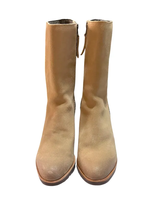 Sorel After Hours Mid Boots in the "Beach Tan" Women’s Size 9 - Image 4