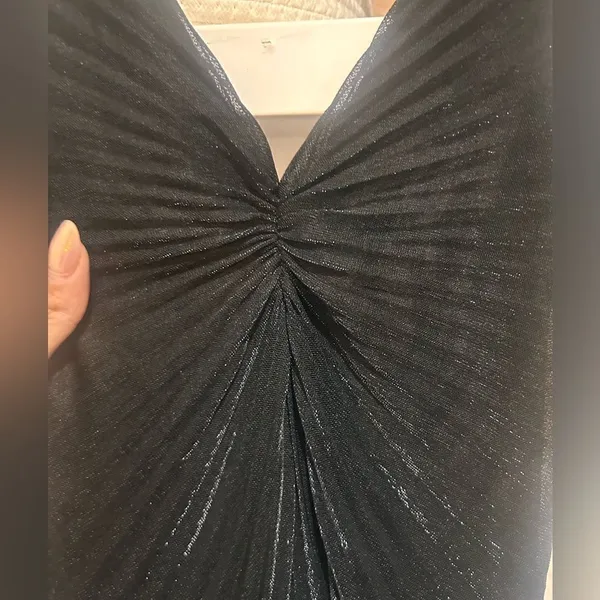 Vintage stunning black sparkly dress - Image 4