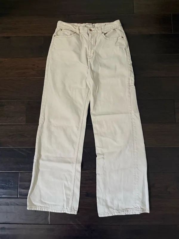 Free People Mid-Rise Carpenter Jeans - Image 2