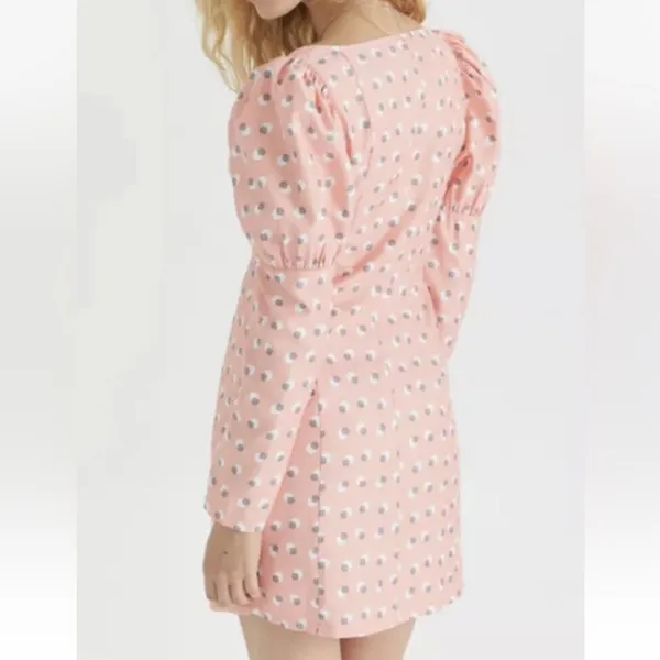 Eggie Urban Outfitters NWT Zen Button-Front Mini‎ Dress, Medium - Image 2