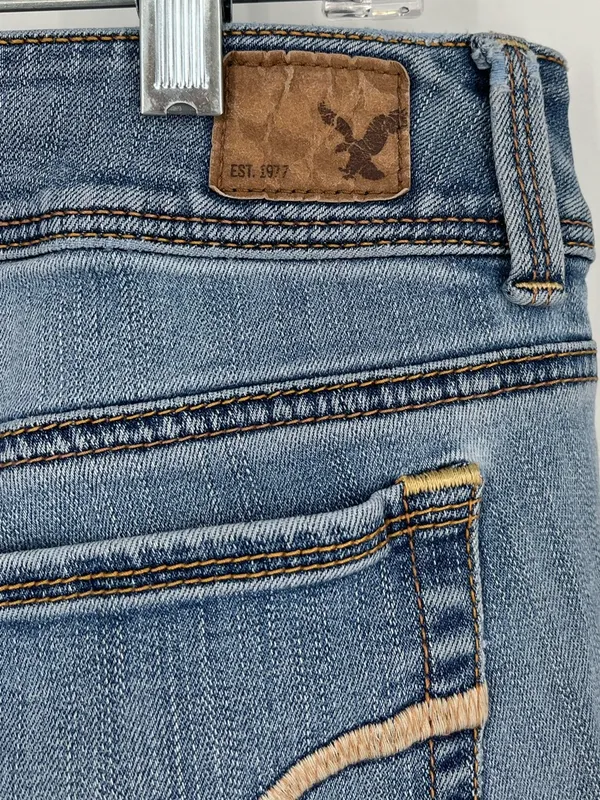 American Eagle Kick Boot Super Stretch Jeans Women's Size 12 - Image 9