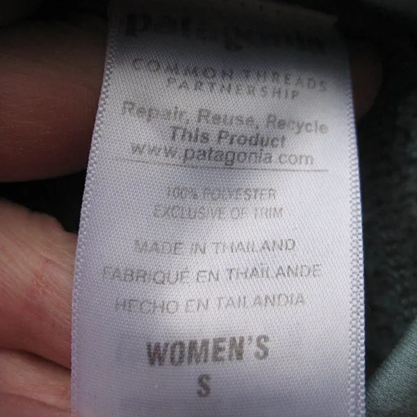 Patagonia Better Sweater 1/4 Zip Pullover Top Light Blue Gray - Image 8