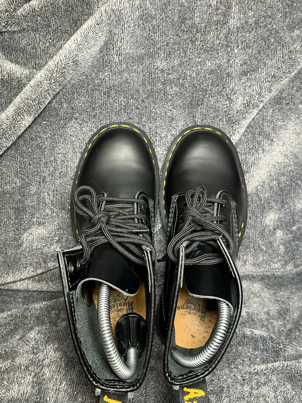 Dr. Martens 1460 Smooth Leather Black Boots Women Size 6 / Men 5 NWOB - Image 5