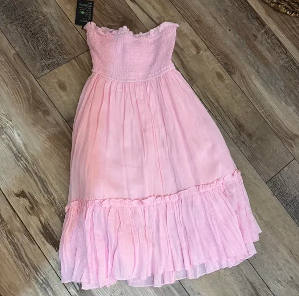 Pink boho dress - Image 3