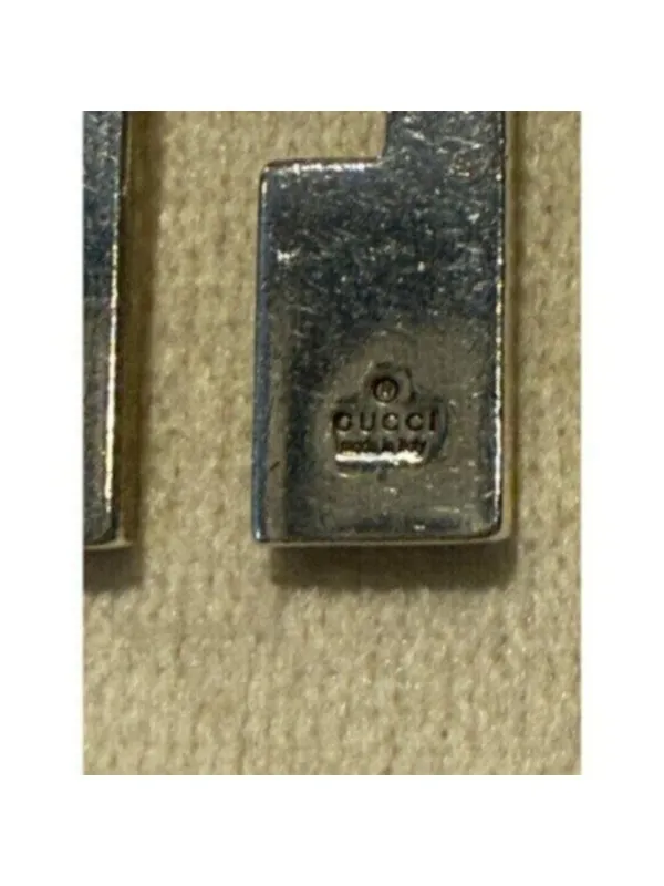 GUCCI G Necklace Sterling Silver 925 Made in Italy - Image 5