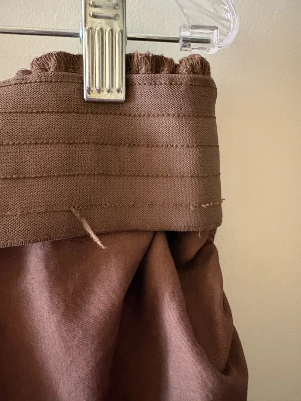 Free people brown fold over shorts - Image 4