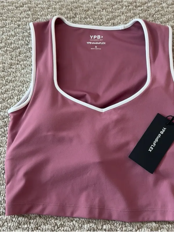 Abercrombie & Fitch Mauve Pink Leggings & Sports Bra Set - Image 13