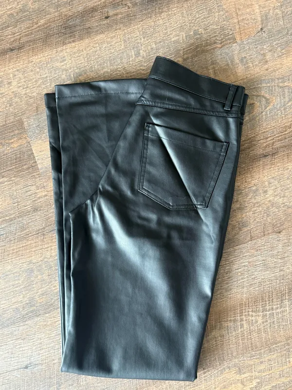 Zara Faux Leather Pants  - Image 6