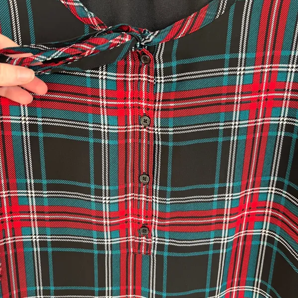Draper James Holiday Christmas Plaid Dress Size XXL - Image 5