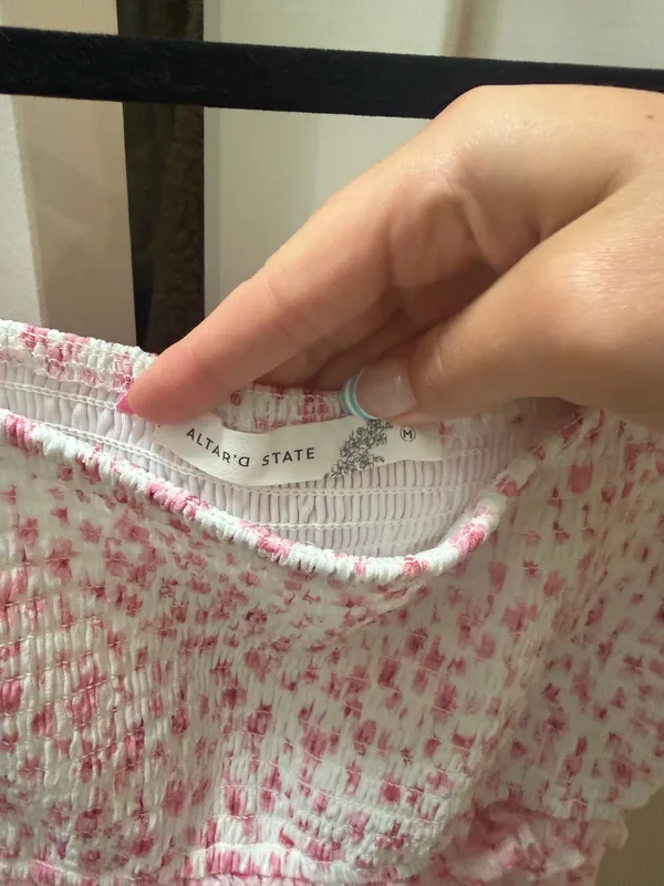 Altar'd State Pink Babydoll Dress - Image 2