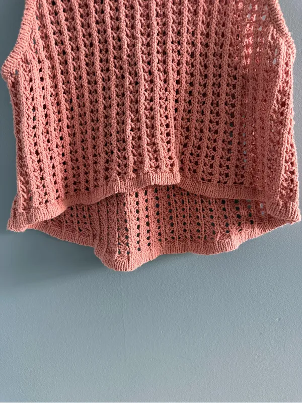 Aeropostale Crochet Chunky Knit Tank Top - Image 4