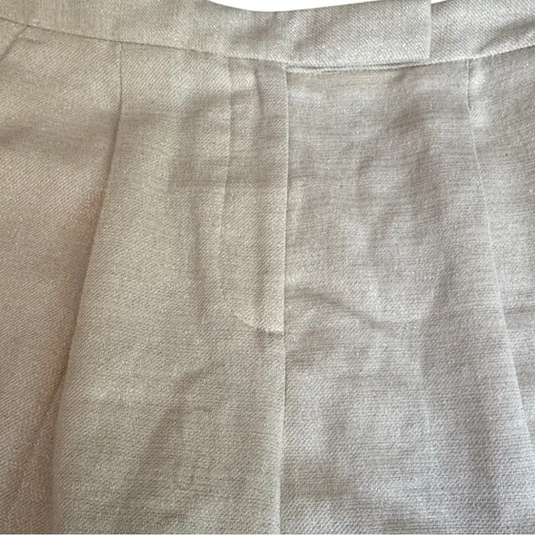 Zara Women's High Waist Pleated Paper Bag Style Shorts XS - Image 6
