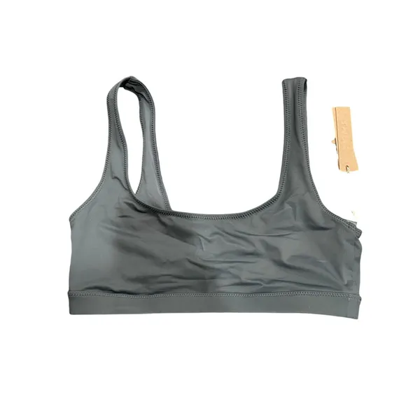 Skims Signature Swim Scoop neck tank bikini top Gunmetal S NWT ( sold out) - Image 5