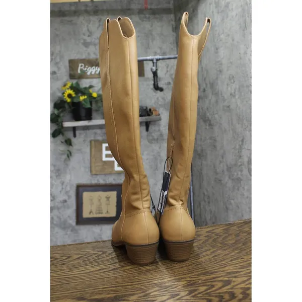 Universal Thread Womens Sommer Western Boots 87929902 Light Brown 9.5M - Image 5