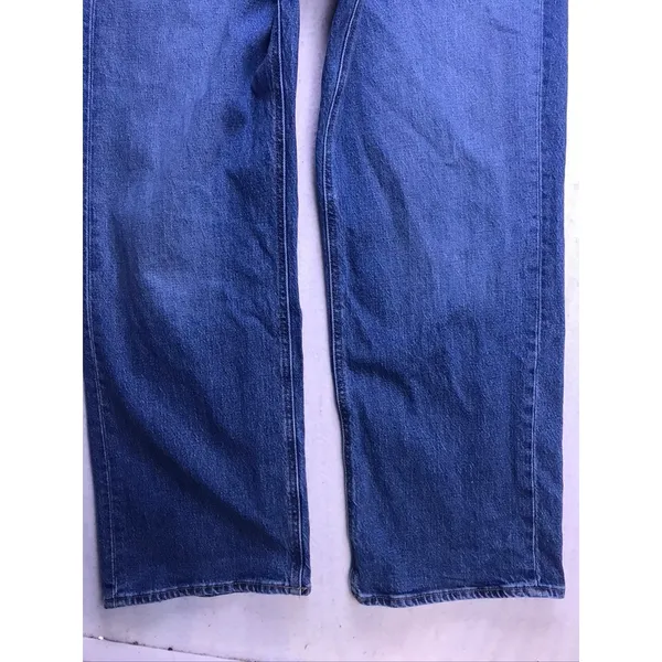 Old‎ Navy Sky-Hi Wide Leg Jeans Women 14 Blue Excellent Extra High Rise Durango - Image 4