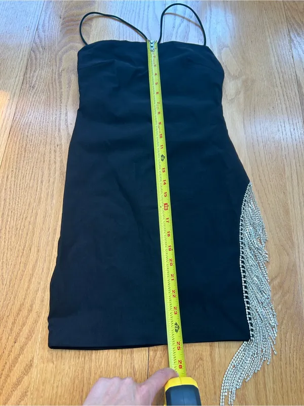 White Fox Boutique Come Back Mini Dress Black Size S Small LBD Cocktail‎ NWT - Image 8