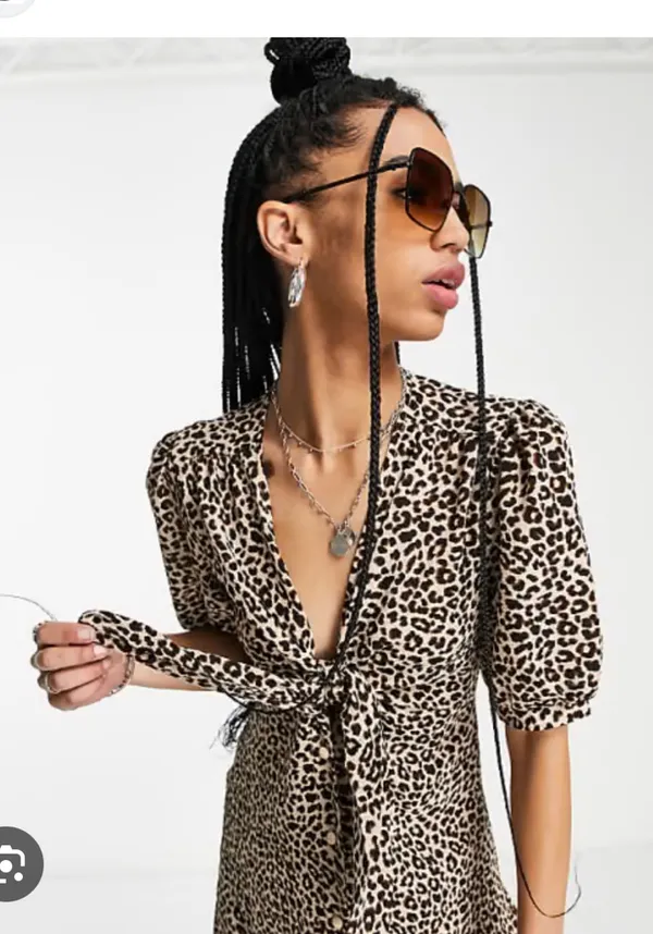 Asos Cheetah midi dress - Image 2