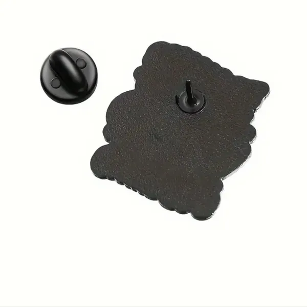 Anime Inspired Metal Pin with Hand-Held Slippers Design Cute‎ Collar Pin - Image 6