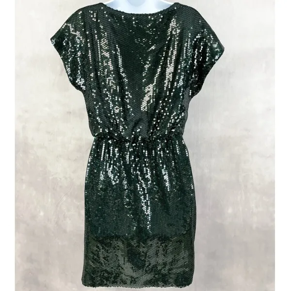 Trina Turk Womens Dress‎ Size 2 Sequin Party Cocktail Y2K Glam Sparkle Night Out - Image 4