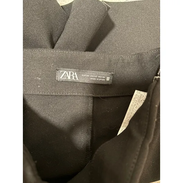 Zara Black XS Skort with Side Slit - Image 5