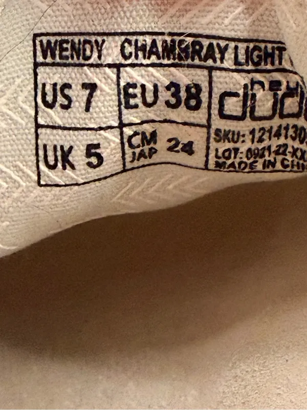 Hey Dude Wendy Chambray Light Shoes - Image 7