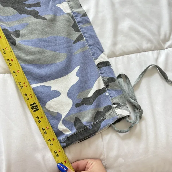 Urban Outfitters Cargo Pants Womens‎ 0 Blue 100% Cotton Joggers Blue Whimsy - Image 5