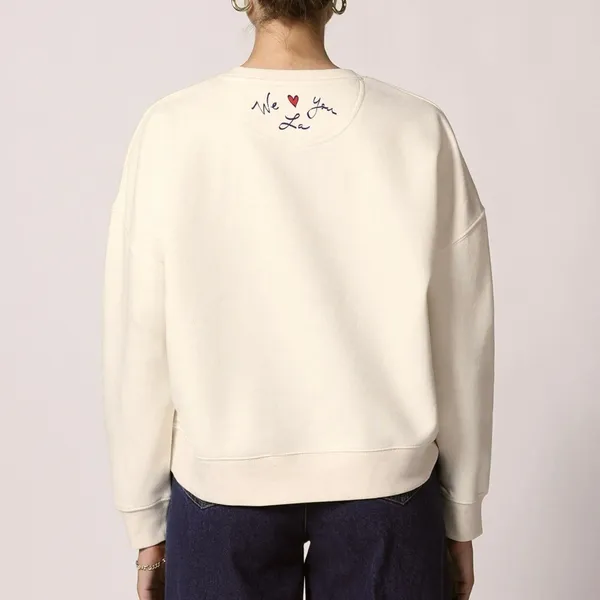 CLEOBELLA Los Angeles California Sweatshirt‎ Pullover Graphic Map Hearts L.A. XL - Image 6