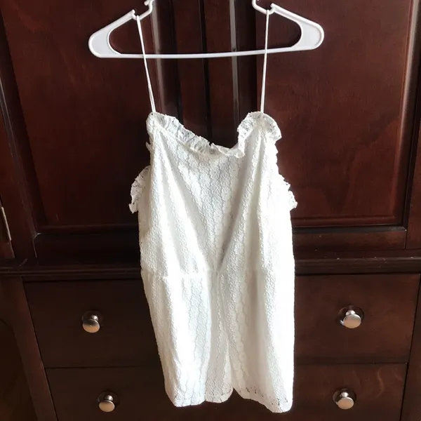 Revolve Motel White Lace Tibi Romper NEW Wedding Bridal - Image 6