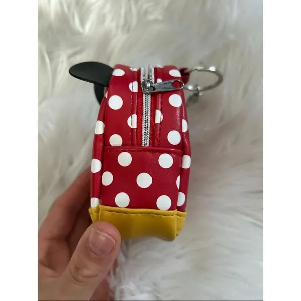 Disney Minnie Mouse Bow Miniature Backpack Keychain Clip - Image 2