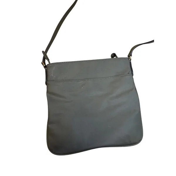 Michael Kors Womens Green Canvas Crossbody Purse SKU 7823 - Image 8