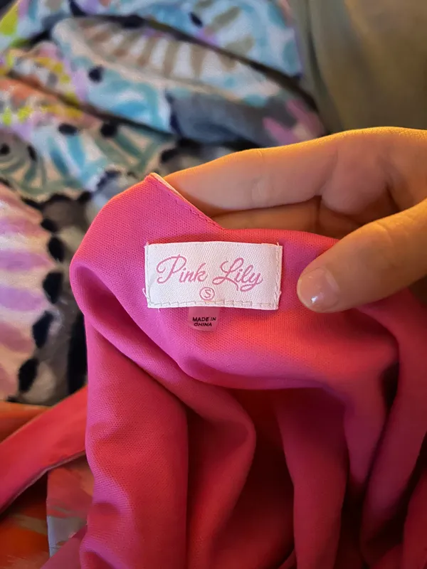 Pink Lily Romper - Image 3