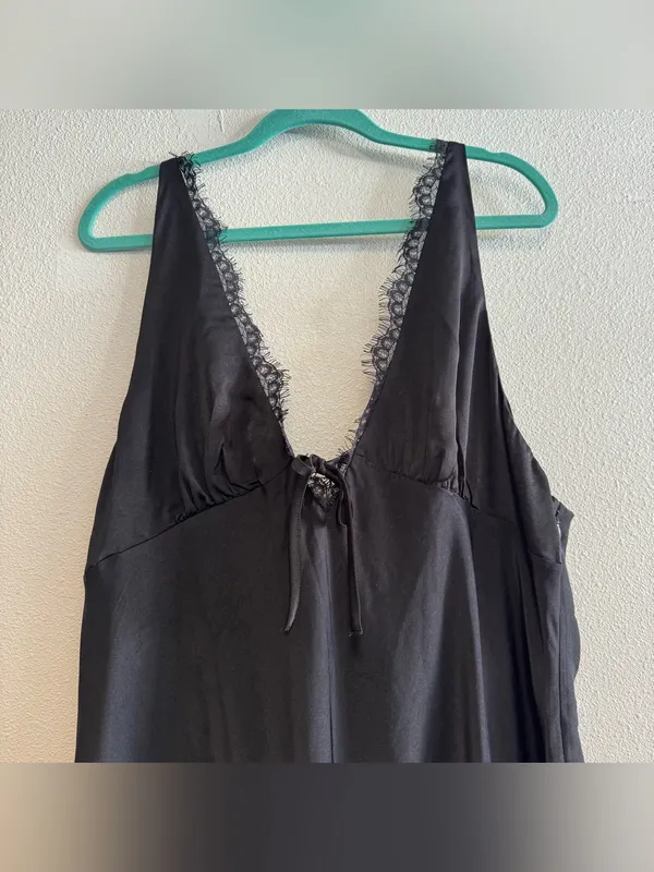 Beginning Boutique Stacy Black Maxi Dress Size 18 Like New - Image 6