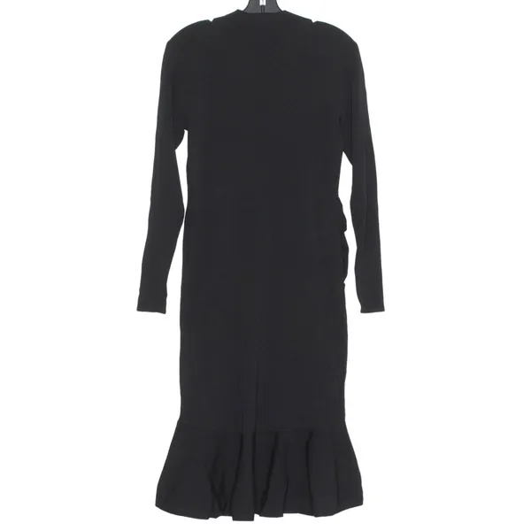 NWT Gianni Bini Dress Ruffle Cocktail Date Night Evening Party Romantic Black L - Image 3