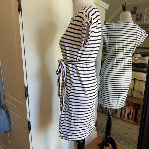 Motherhood Maternity Small Striped Dress - Image 3