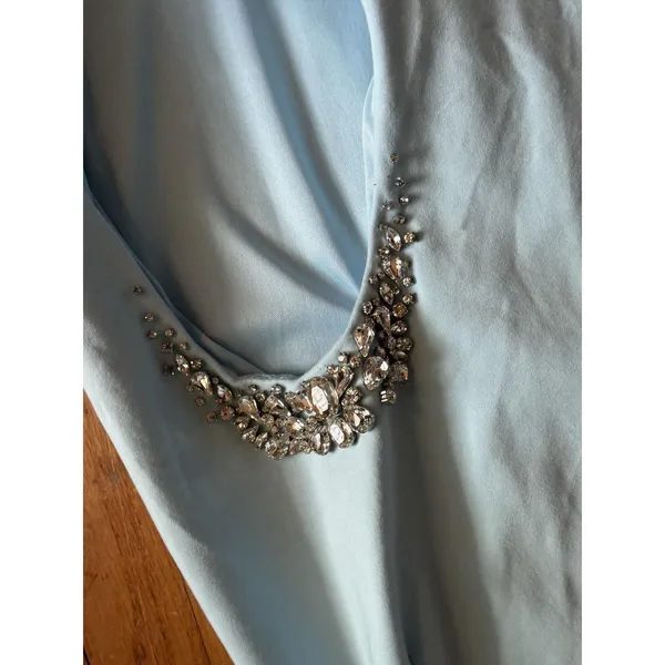 Sherri Hill One Shoulder Rhinestone Cutout Maxi Prom Gown 2 - Image 3