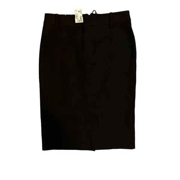 $495 NWT VTG Lou Barok Paris LBK 38 6/8 Corset Tie Skirt Pencil Black Midi - Image 2
