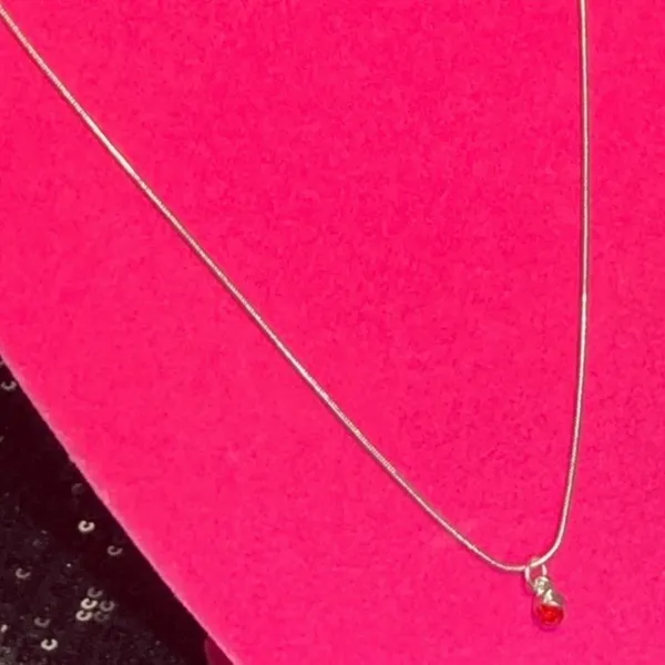 July Ruby Necklace Birthday Birthstone Month Red - Image 11