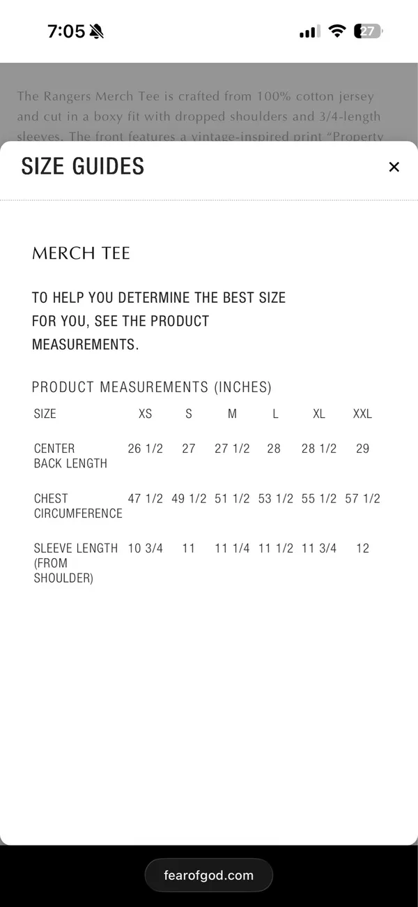 Fear of God Essentials Rangers Merch Tee - Image 13