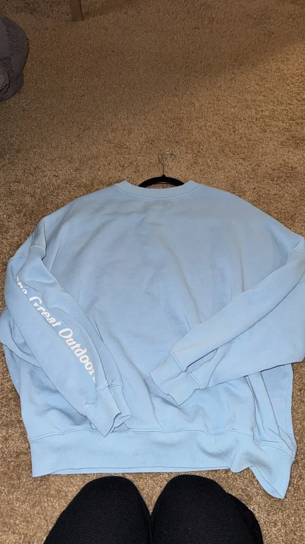 Playboy x PacSun Baby Blue Crewneck Sweatshirt Size Small - Image 3