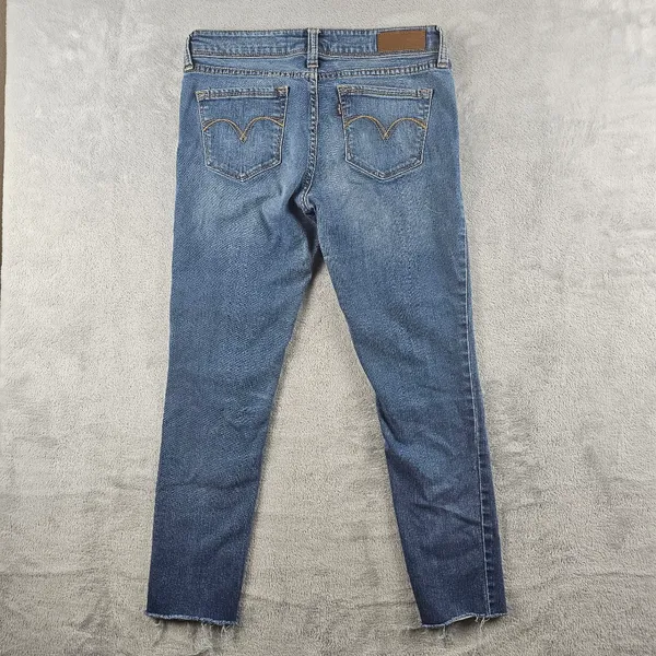 Levis Demi Curve Low Rise Skinny Jeans Blue Women's Size 28x32 - Image 9