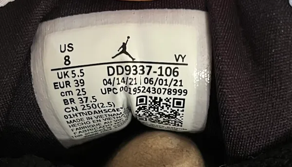 Air Jordan Wmns 1 Low SE Utility ‘White Black Red’ - Image 9