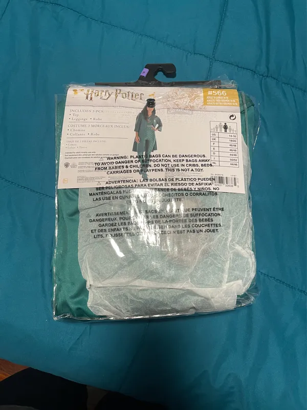 Womens Harry Potter slytherin quidditch costume XL 14-16 - Image 3