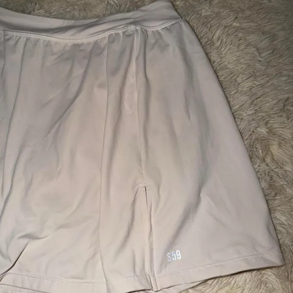 Splits59 Tennis Skirt Ivory MSRP $124 Medium - Image 2