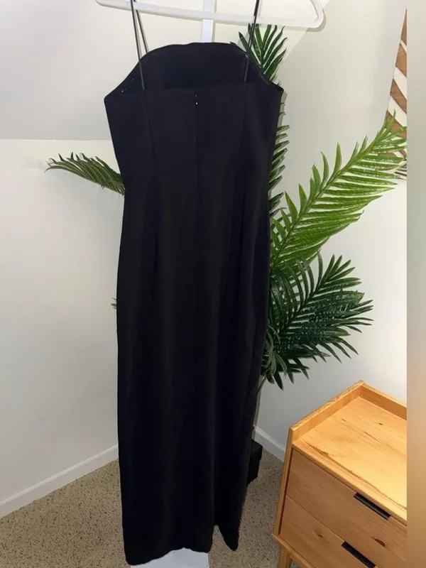 Amanda Uprichard x REVOLVE Wolfe Gown in Black Small - Image 4