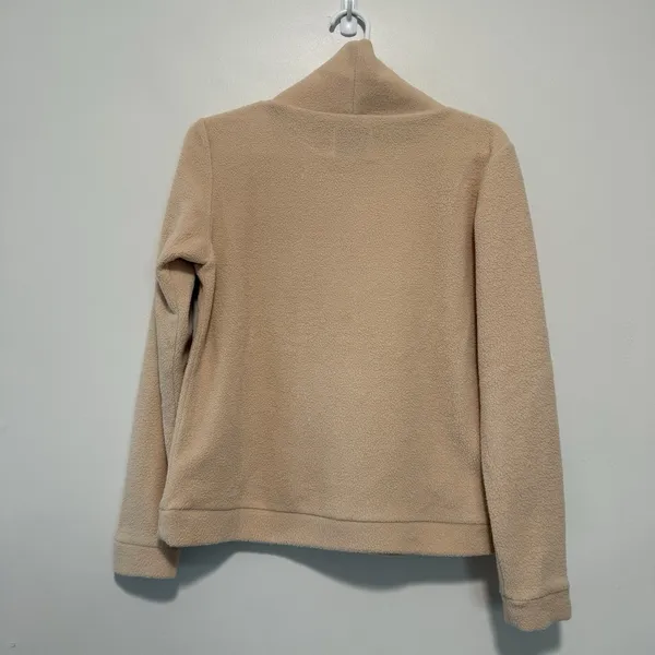 Dudley Stephens‎ Park Slope Cream Vello Fleece Turtleneck Size Small - Image 6