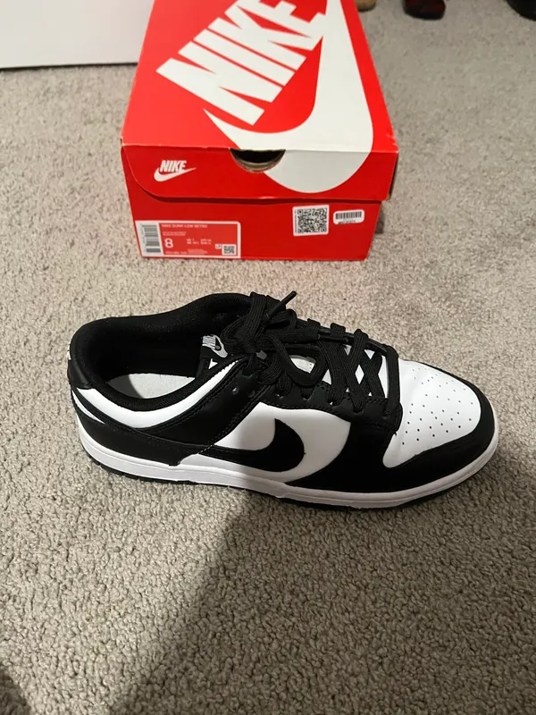 Nike Dunk Low Panda Black White - Image 6